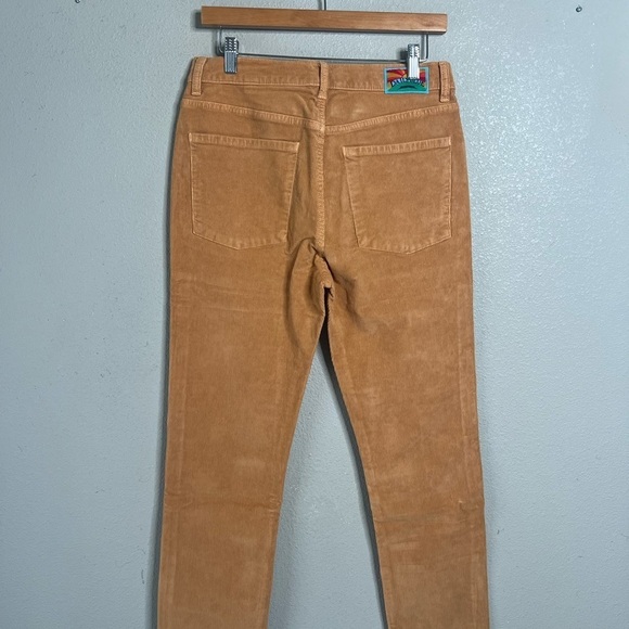 DAILY BLUE Boost Corduroy in Mud High Rise Button Fly Jeans  NEW $313 AG - Picture 10 of 15